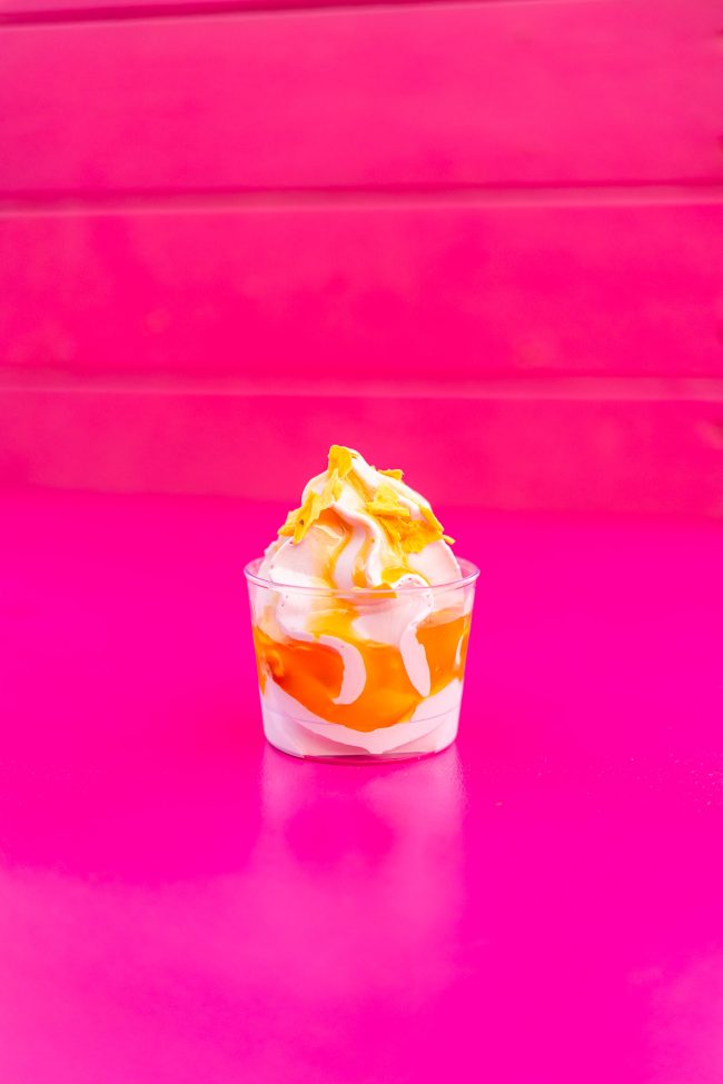 Mjukglass med thaitopping